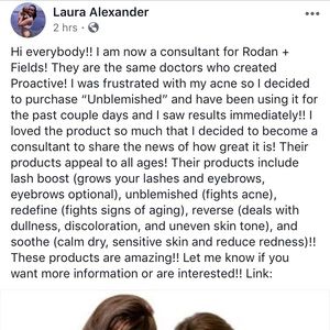 Rodan + Fields skin care